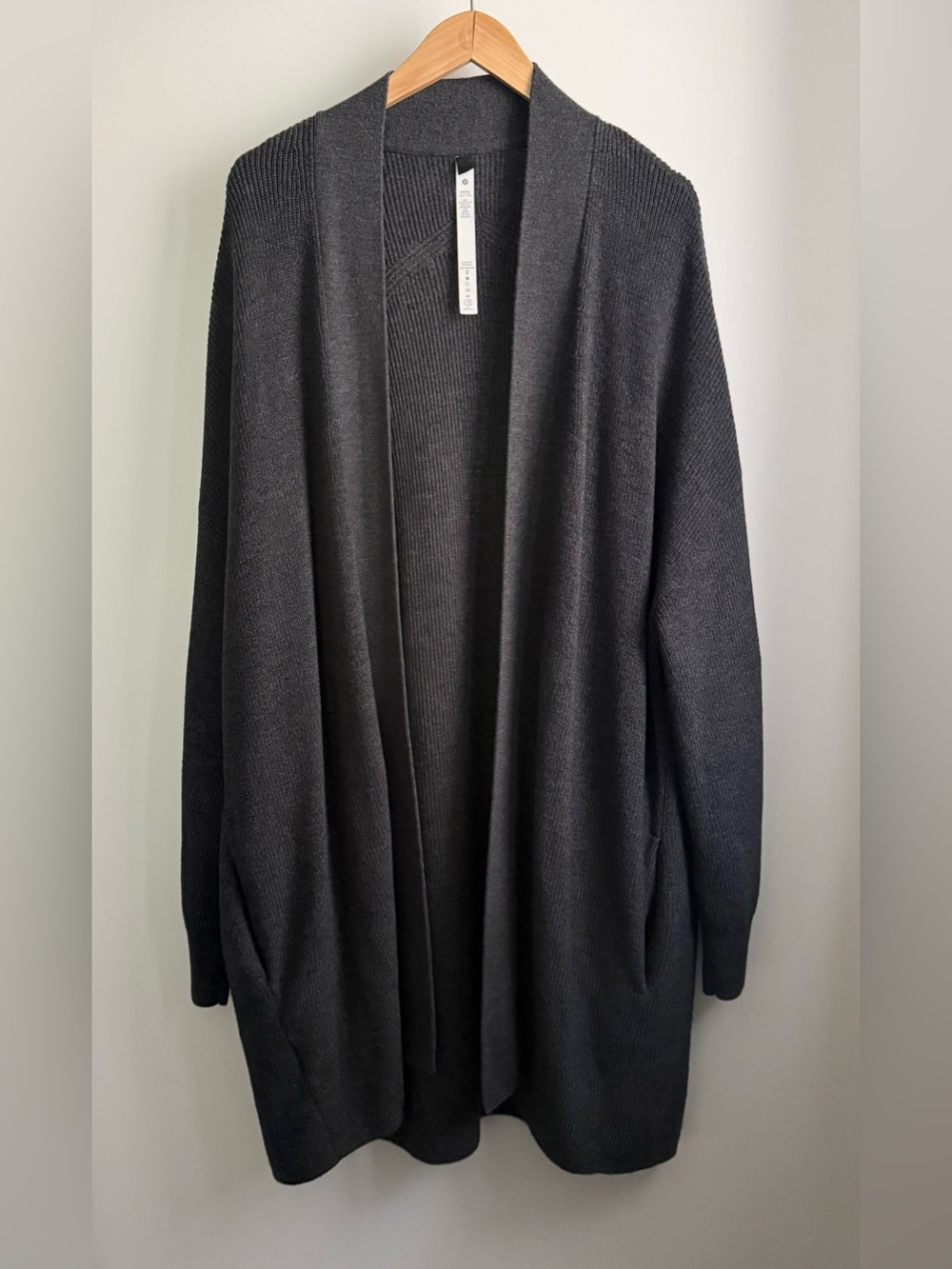 lululemon merino wool wrap sweater